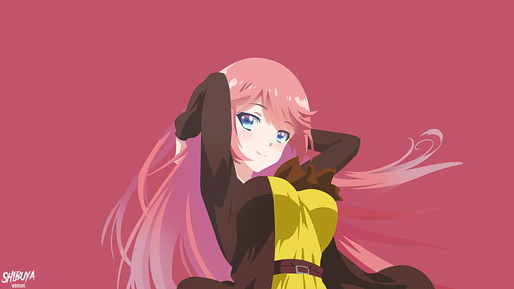 Anime, Classroom of the Elite, Airi Sakura, Blue Eyes, Pink Hair, HD wallpaper