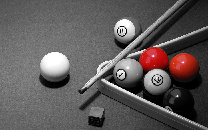 Pool Live Tour, assorted-color billiard ball lot, Sports, Other, HD wallpaper
