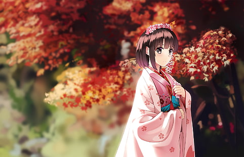 Saenai Heroine no Sodatekata, anime girls, Megumi Katou, HD wallpaper HD wallpaper