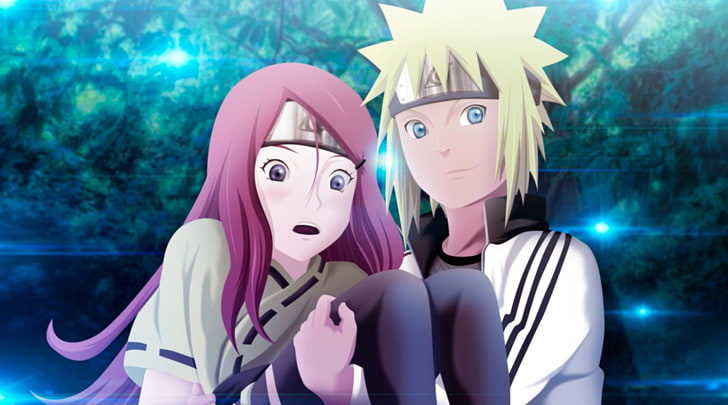 Minato trägt Koshina Tapete, Anime, Naruto, Kushina Uzumaki, Minato Namikaze, HD-Hintergrundbild