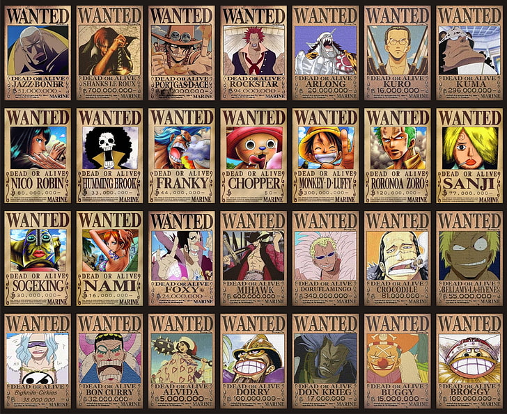 ett stycke nico Robin Nami Luffy Zoro Sanji Sogeking Wanted Shanks 1968x1609 Anime One Piece HD Art, ett stycke, Nico Robin, HD tapet