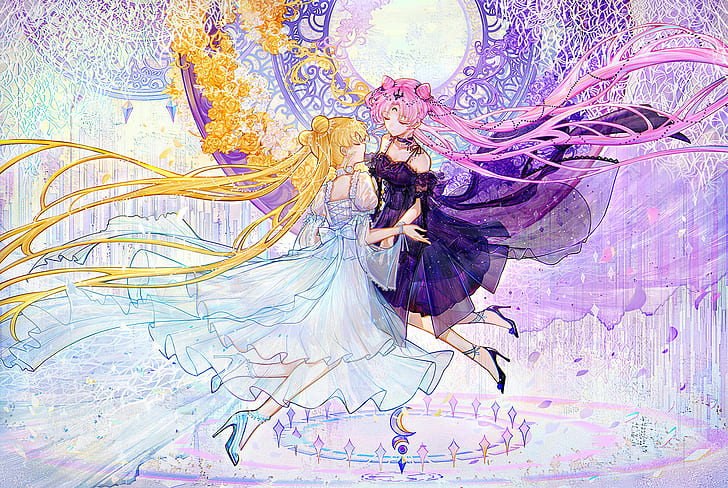 Sailor Moon, Chibiusa Tsukino, Usagi Tsukino, HD wallpaper