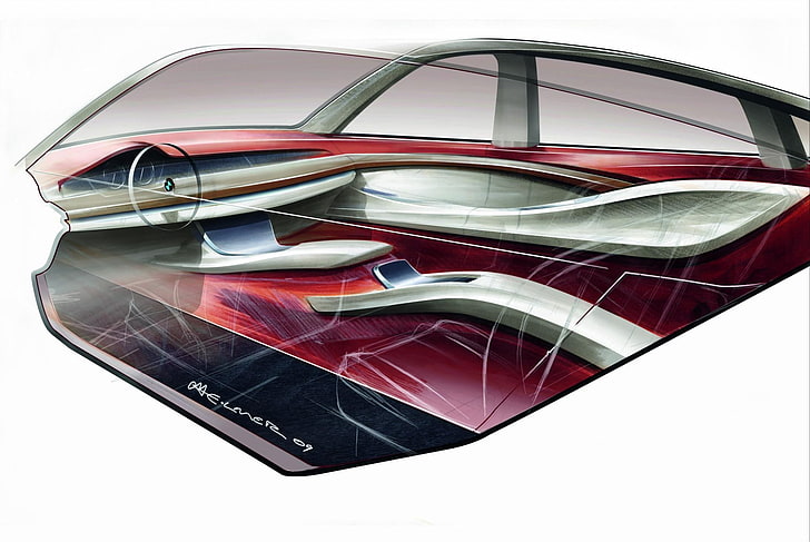 BMW Concept 5 Series Gran Turismo, bmw_5 series_gt_concept interior_, car, HD wallpaper
