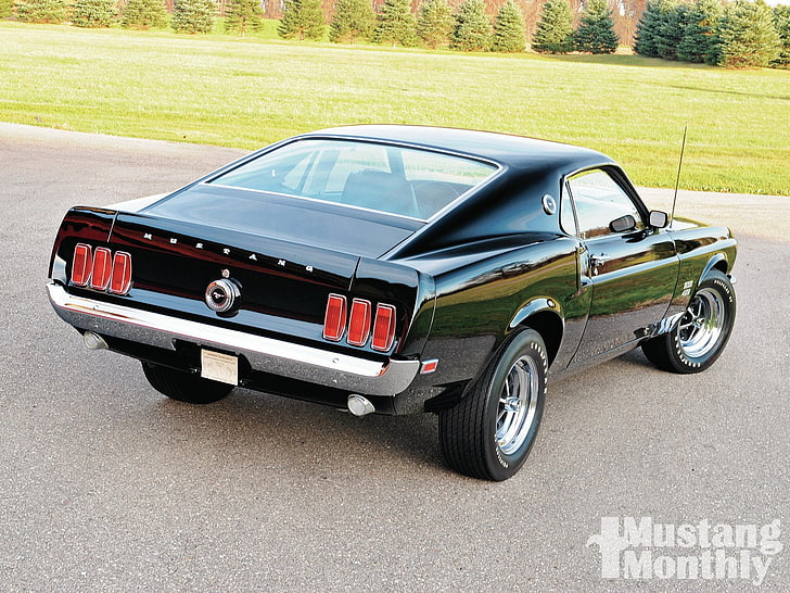1969, 429, boss, cars, classic, ford, muscle, mustang, pony, usa, HD wallpaper