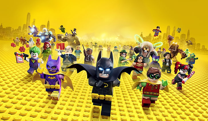4K ، 8K ، رسوم متحركة ، فيلم The Lego Batman ، 2017، خلفية HD