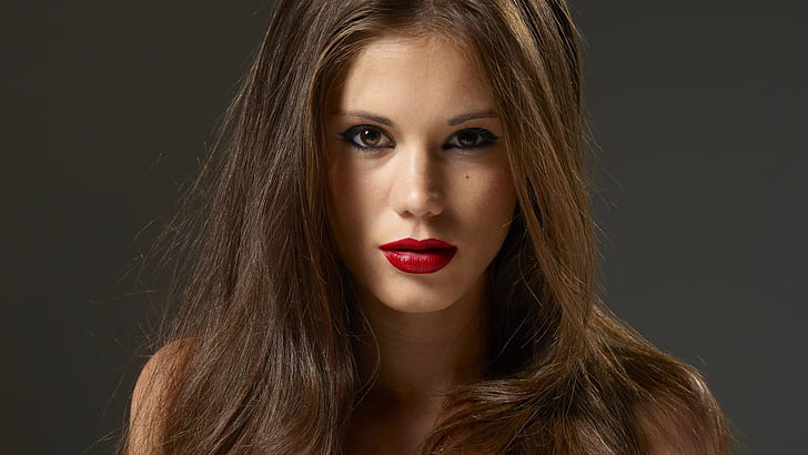 morenas mulheres closeup modelos lábios pouco capricho revista hegreart enfrenta lábios vermelhos 1920x1080 w Pessoas Modelos Feminino HD Art, mulheres, morenas, HD papel de parede