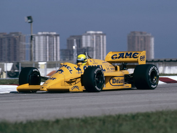 1987, 99t, f 1, formula, lotus, race, racing, HD wallpaper