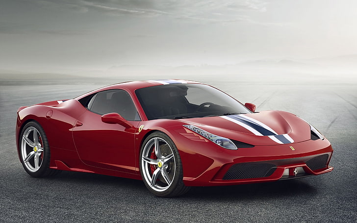 rojo Ferrari 458 Italia coupe, 2014, rojo, ferrari, speciale, 458, italia, Fondo de pantalla HD