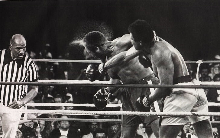 Olahraga, Tinju, pukulan, Muhammad Ali, pertarungan, Wallpaper HD