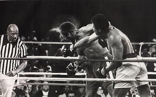 Deporte, boxeo, golpe, Muhammad Ali, la lucha, Fondo de pantalla HD HD wallpaper