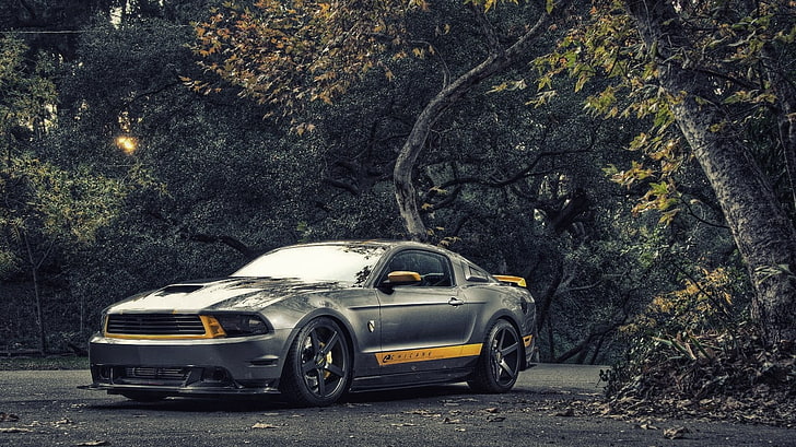 ford mustang gt 1366x768 Carros Ford HD Art, Ford Mustang GT, HD papel de parede