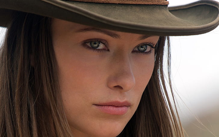 Olivia Wilde Cowgirl, imut, cantik, aktris, hollywood, waktu, Wallpaper HD