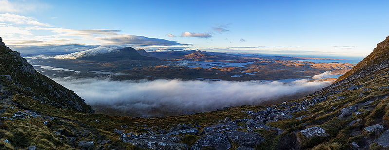 ภาพถ่ายทางอากาศของภูเขาที่ปกคลุมไปด้วยเมฆทอร์ริดอนสกอตแลนด์ทอร์ริดอนสกอตแลนด์ Torridon สกอตแลนด์ภาพถ่ายทางอากาศภูเขาเมฆ Highlands North, North West Highlands, Cul Mor, Cul Beag, Stac Pollaidh, Stac Polly, Tuath, Fiddler, Sgurr, การผกผันของอุณหภูมิ, ตอนเช้า, หมอก, ทัศนียภาพ, Canon 6D, ภูเขา, ธรรมชาติ, ยอดเขา, หิมะ, ภูมิประเทศ, เข้ามาเยี่ยม, กลางแจ้ง, ยุโรป, การเดินทาง, การเดินเขา, สีน้ำเงิน, ท้องฟ้า, หิน - วัตถุ, เทือกเขาแอลป์ยุโรป, ความงามในธรรมชาติ, เมฆ - ท้องฟ้าน้ำแข็งพระอาทิตย์ตกฤดูหนาวฤดูร้อนการท่องเที่ยวหมอก, วอลล์เปเปอร์ HD HD wallpaper