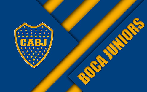 Sepak Bola, Boca Junior, Emblem, Logo, Wallpaper HD HD wallpaper