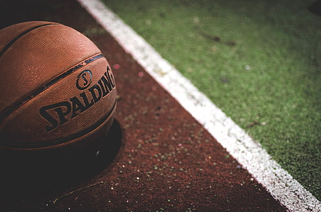 Basketboll, Basket, Spalding, HD tapet HD wallpaper