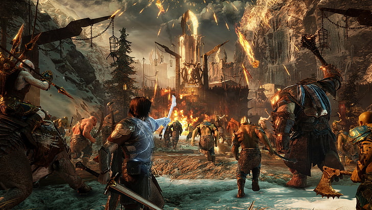 video games, orcs, Talion, Middle-Earth: Shadow of War, HD wallpaper