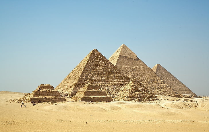 Grande pyramide de Gizeh, Egypte, architecture, Egypte, pyramide, Fond d'écran HD