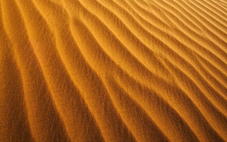 кафяв пясъчен пустиня, пясък, оранжев, жълт, дюните, вятър, бряг, крайбрежие, пустиня, минимализъм, текстура, прах, пясък, пясъци, широкоекранен тапет, плажове, тапети, тапет за десктоп, макро тапет, тапети, най-добрите тапети за вашия работен плот, скрийнсейвъри за вашия работен плот, плажни тапети, пясъчни тапети, HD тапет
