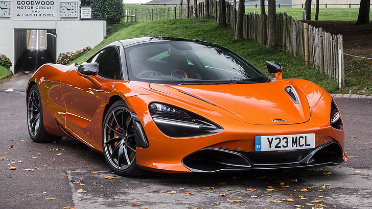 McLaren, McLaren 720S, купе, оранжевый автомобиль, спорткар, суперкар, HD обои
