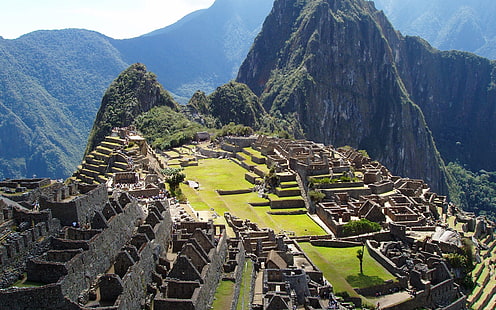 Мачу-Пикчу, Перу, Мачу-Пикчу, Перу, пейзаж, HD обои HD wallpaper