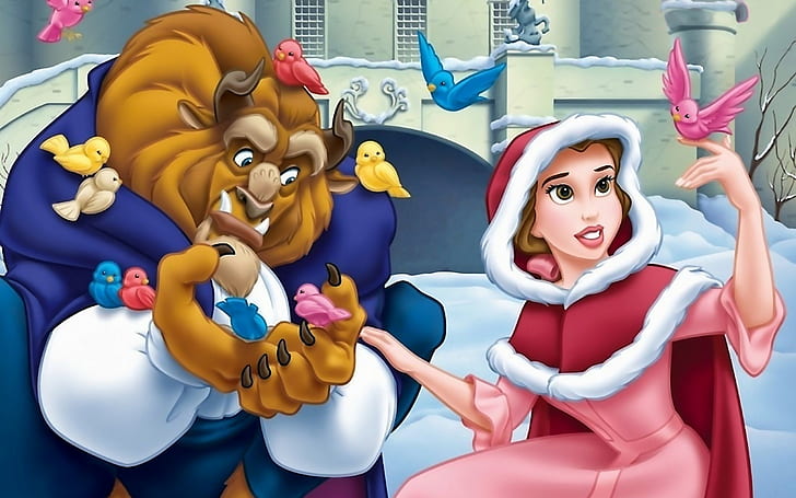 beauty and the beast, HD wallpaper