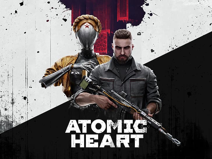 Атомное сердце, робот, PlayStation, Xbox, компьютерные игры, HD обои