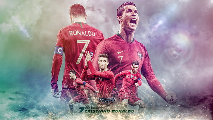 Football, Cristiano Ronaldo, portugais, Fond d'écran HD