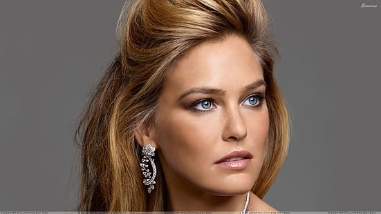 Bar Refaeli, modelo, mujer, cara, pecas, ojos azules, rubia, retrato, Fondo de pantalla HD HD wallpaper