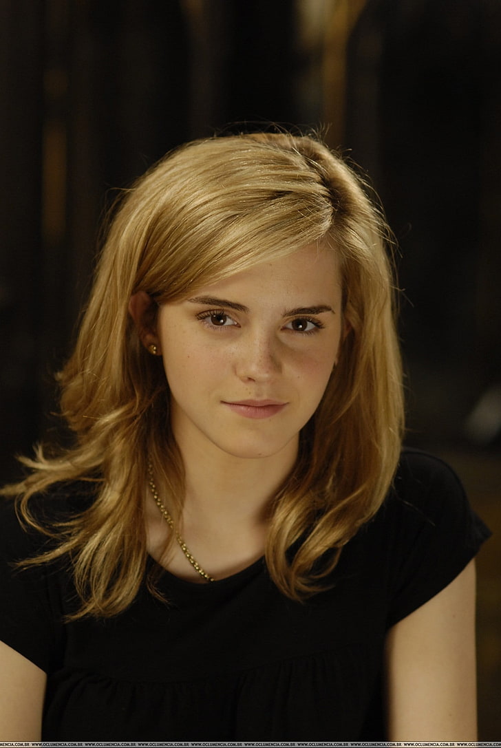Emma Watson, blonde, actress, women, celebrity, HD wallpaper