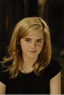 Emma Watson, blonde, actress, women, celebrity, HD wallpaper HD wallpaper