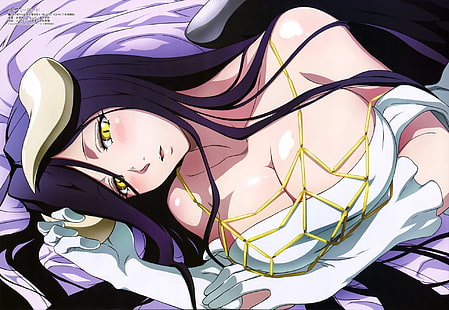 Anime, Overlord, Albedo (Overlord), Overlord (Anime), HD tapet HD wallpaper