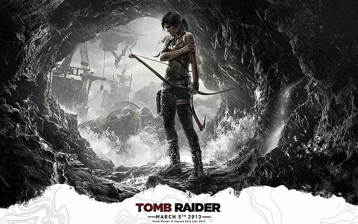 the game, Tomb Raider, Square Enix, 2013, Crystal Dynamics, HD wallpaper