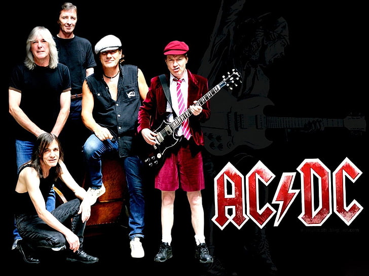 Carta da parati digitale AC DC, Band (musica), AC / DC, Sfondo HD