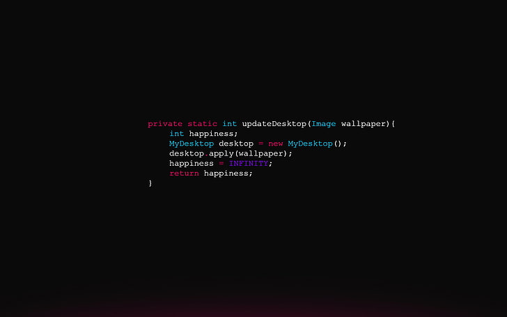 latar belakang hitam dengan hamparan teks, kode pemrograman, tipografi, pengembangan web, minimalis, pemrograman, penulisan, kebahagiaan, Wallpaper HD