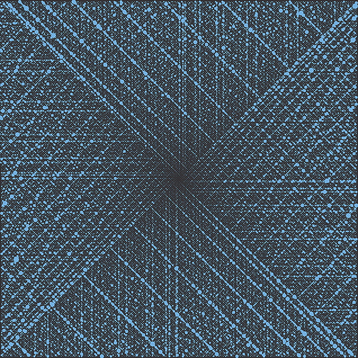 Schwarz-Weiß-Teppich, Mathematik, Primzahlen, HD-Hintergrundbild