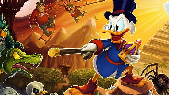 Ducktales remastered, duck, scrooge mcduck, ducktales remastered, duck, scrooge mcduck, วอลล์เปเปอร์ HD HD wallpaper