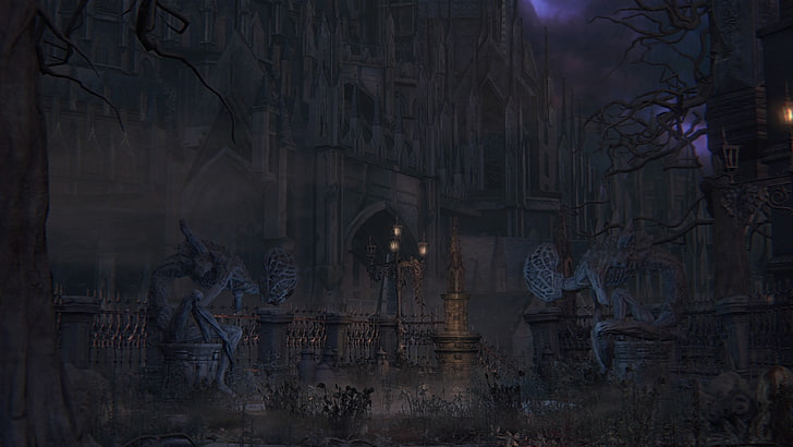Castle Wallpaper, Bloodborne, Bildschirmfoto, Videospiele, HD-Hintergrundbild