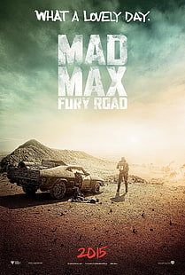 Tapeta cyfrowa z filmu Mad Max Fury Road, Mad Max: Fury Road, filmy, samochód, Mad Max, Tapety HD HD wallpaper