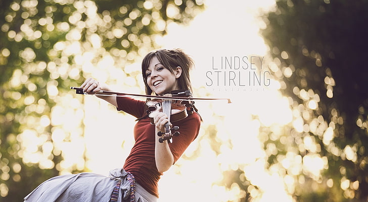 Lindsey Stirling, Music, violinist, HD wallpaper