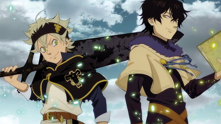 Asta and Yuno of Black Clover, Anime, Black Clover, Asta (Black Clover), Yuno (Black Clover), HD тапет