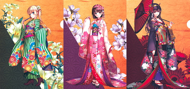 Saenai Heroine no Sodatekata, anime girls, Kasumigaoka Utaha, Sawamura Eriri Spencer, Megumi Katou, HD wallpaper HD wallpaper
