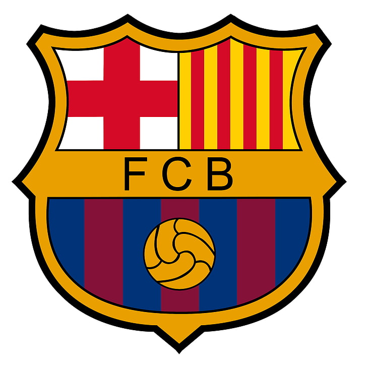 FCバルセロナのロゴ、スポーツ、クラブ、エンブレム、サッカー、ヒョウ、FCバルセロナ、 HDデスクトップの壁紙