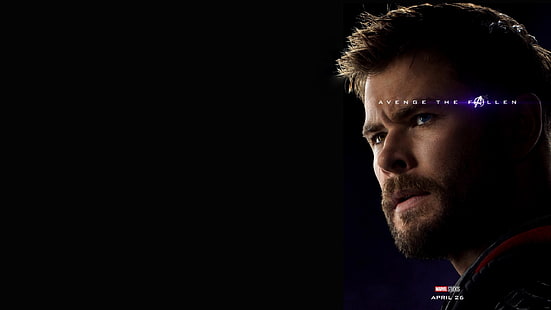 Thor, Chris Hemsworth, Avengers: Endgame, Avengers Finale, Terpily Thanos, HD tapet HD wallpaper