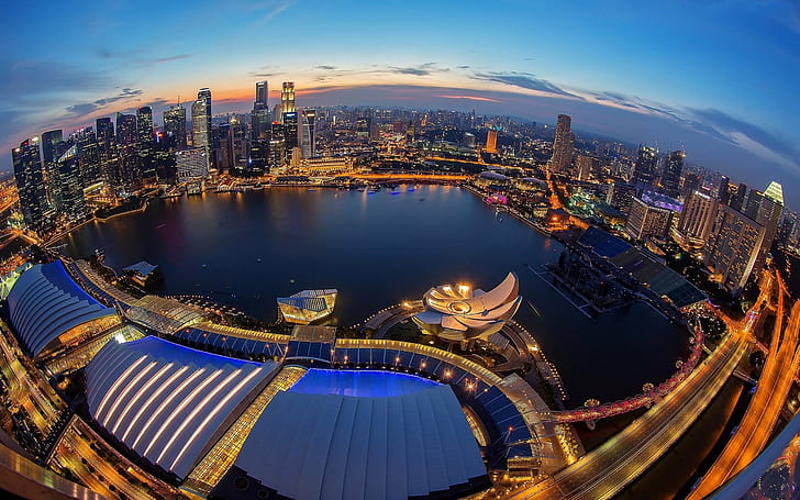 Singapore Vacker Hd Bakgrund 2560 × 1600, HD tapet