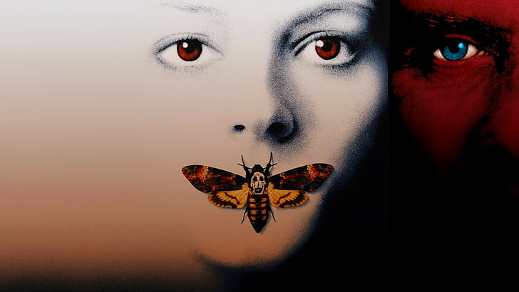 kupu-kupu, gelap, drama, domba, poster, psychedelic, silence, thriller, Wallpaper HD