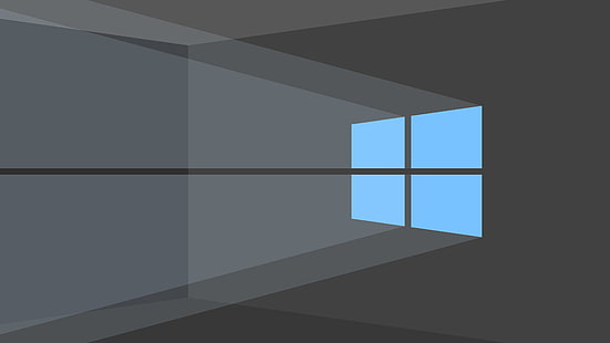 windows 10, minimalism, minimalistisk, hd, 4k, dator, deviantart, HD tapet HD wallpaper