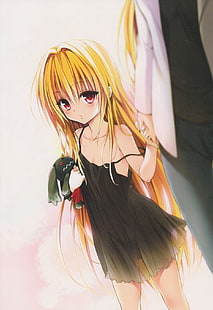 anime, bionda, Golden Darkness, anime girls, To Love-ru, Sfondo HD HD wallpaper