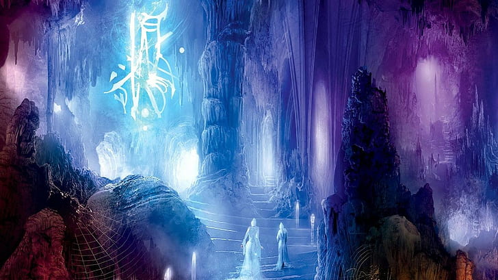 Höhle, Fantasiekunst, HD-Hintergrundbild
