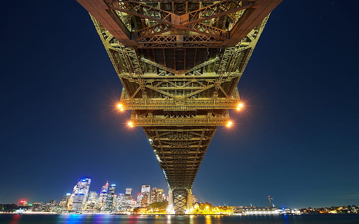 Bridges, Sydney Bay Bridge, HD wallpaper