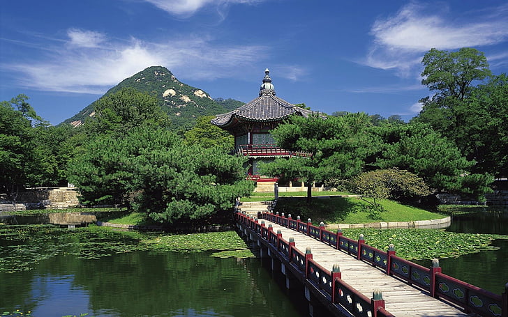 Photography, Jeju Island, Korea, Shrine, South Korea, Temple, HD wallpaper